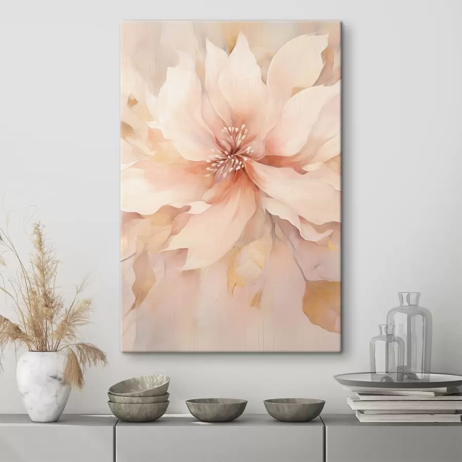  Peintures Grande fleur abstraite s47444