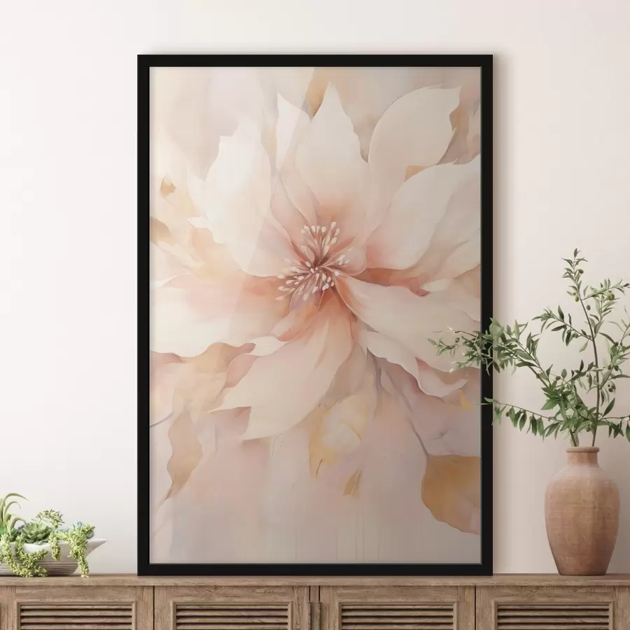 Papier peint photo Grande fleur abstraite f47444