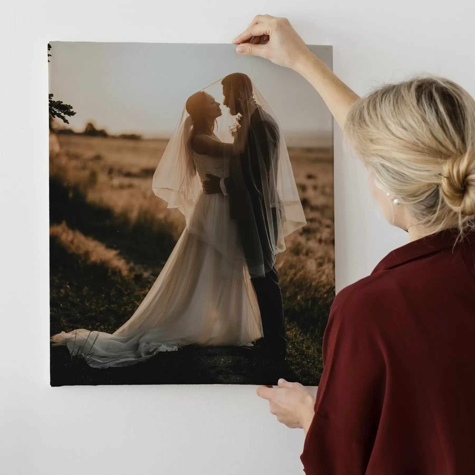  Peintures Photo de mariage sur toile s47161