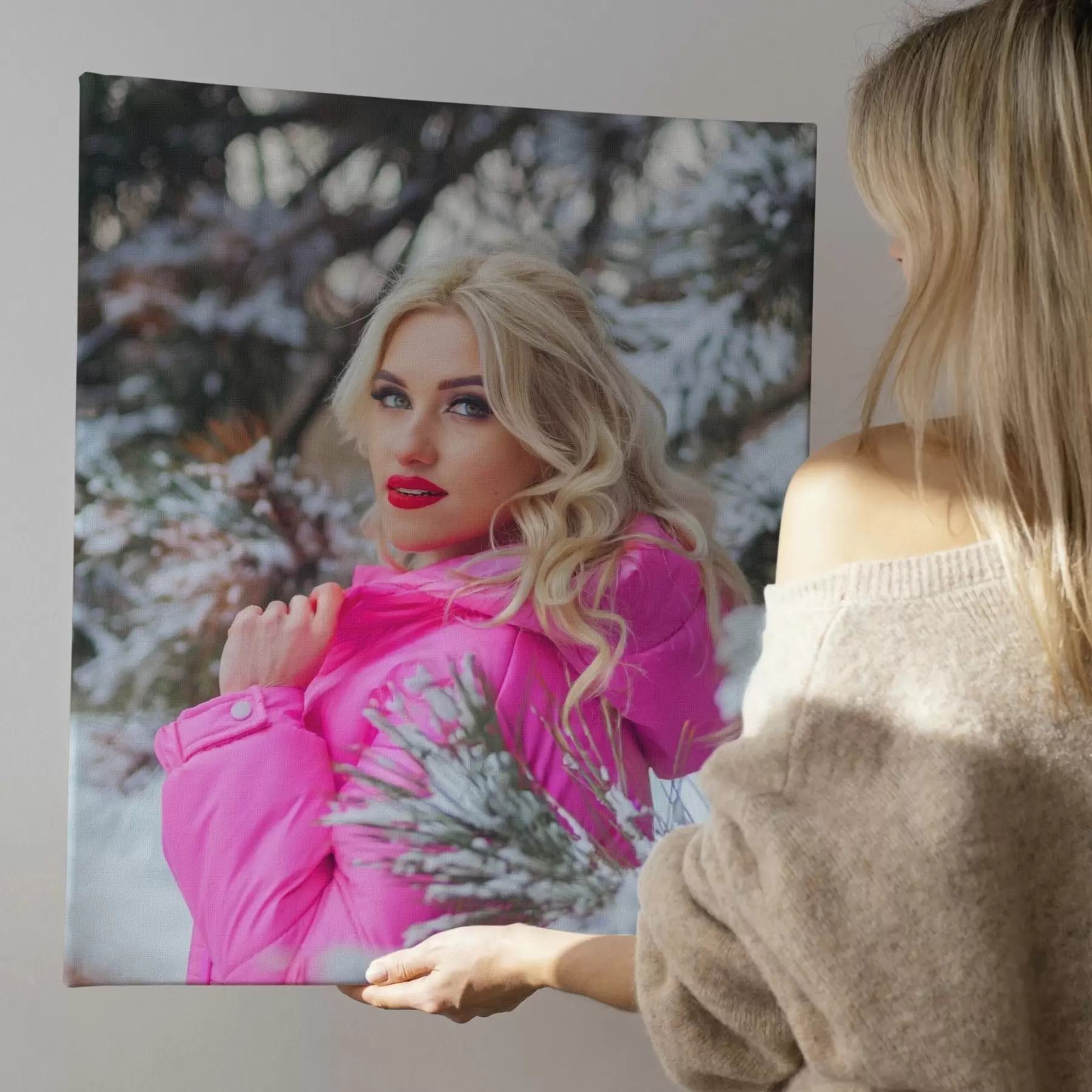  Peintures Un cadeau : un tableau réalisé à partir d'une photo pour une fille s47168