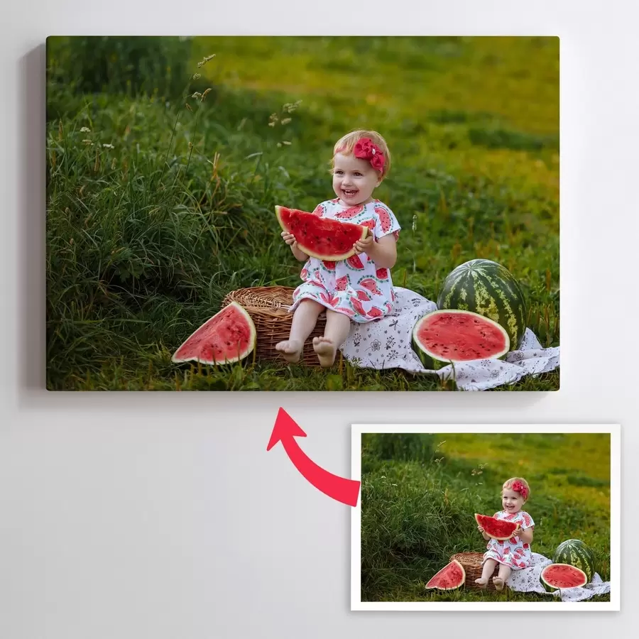  Peintures Une photo de votre enfant sur toile s47187