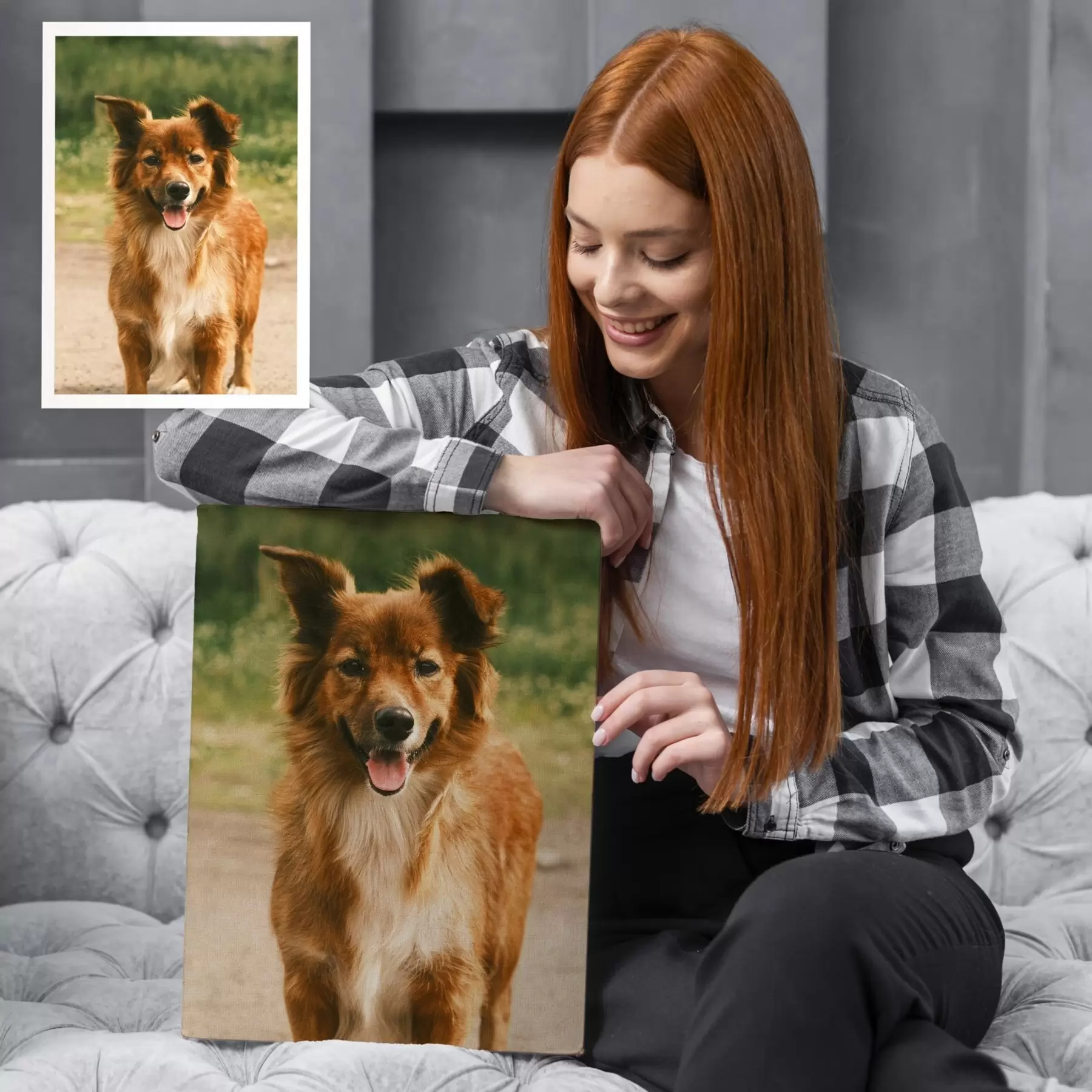  Peintures Votre chien réalisé sur mesure à partir de votre photo s47214