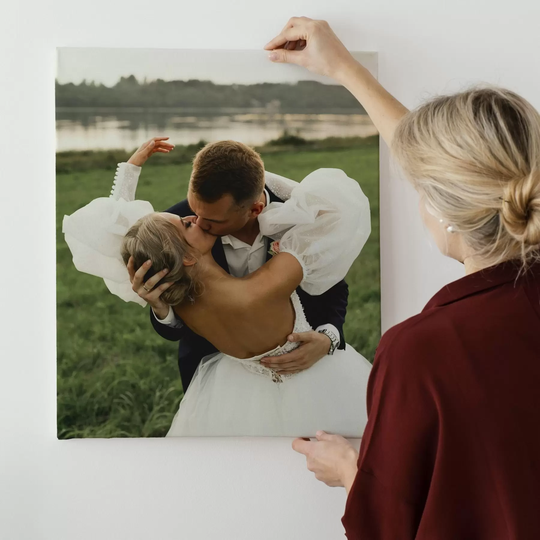  Peintures Photo de mariage sur toile s47216