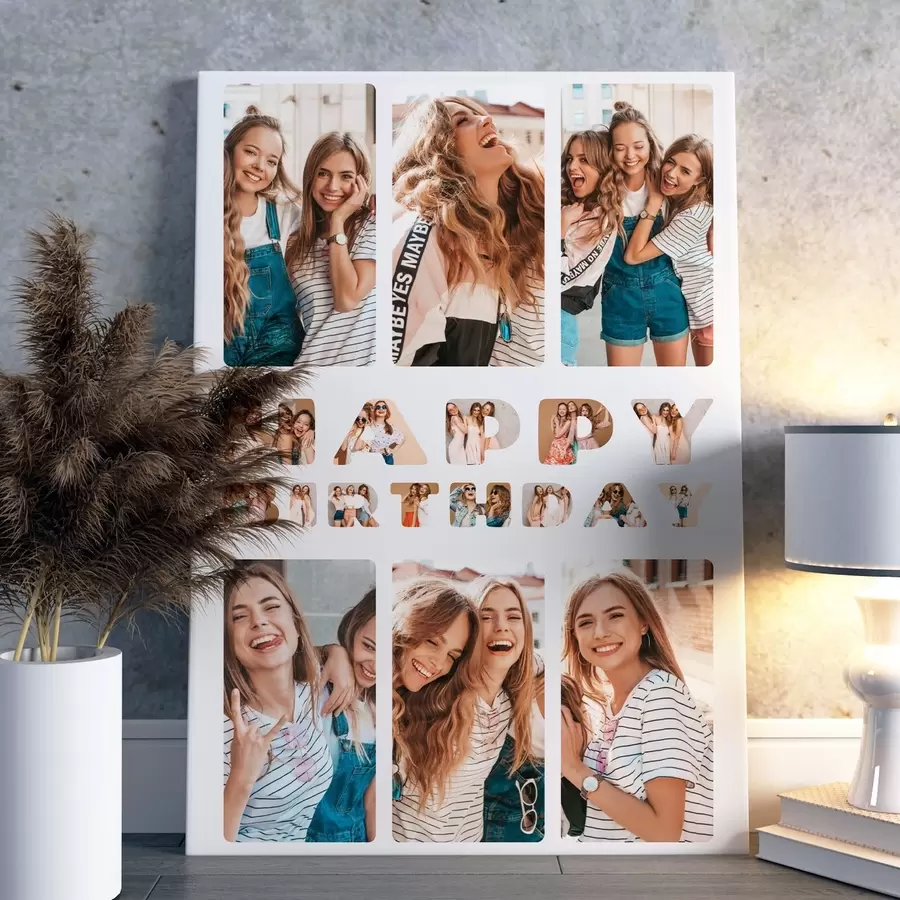  Peintures Collage photo comme cadeau d'anniversaire s47234