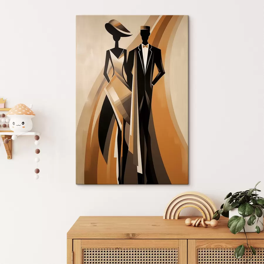  Peintures Couple abstrait s47357