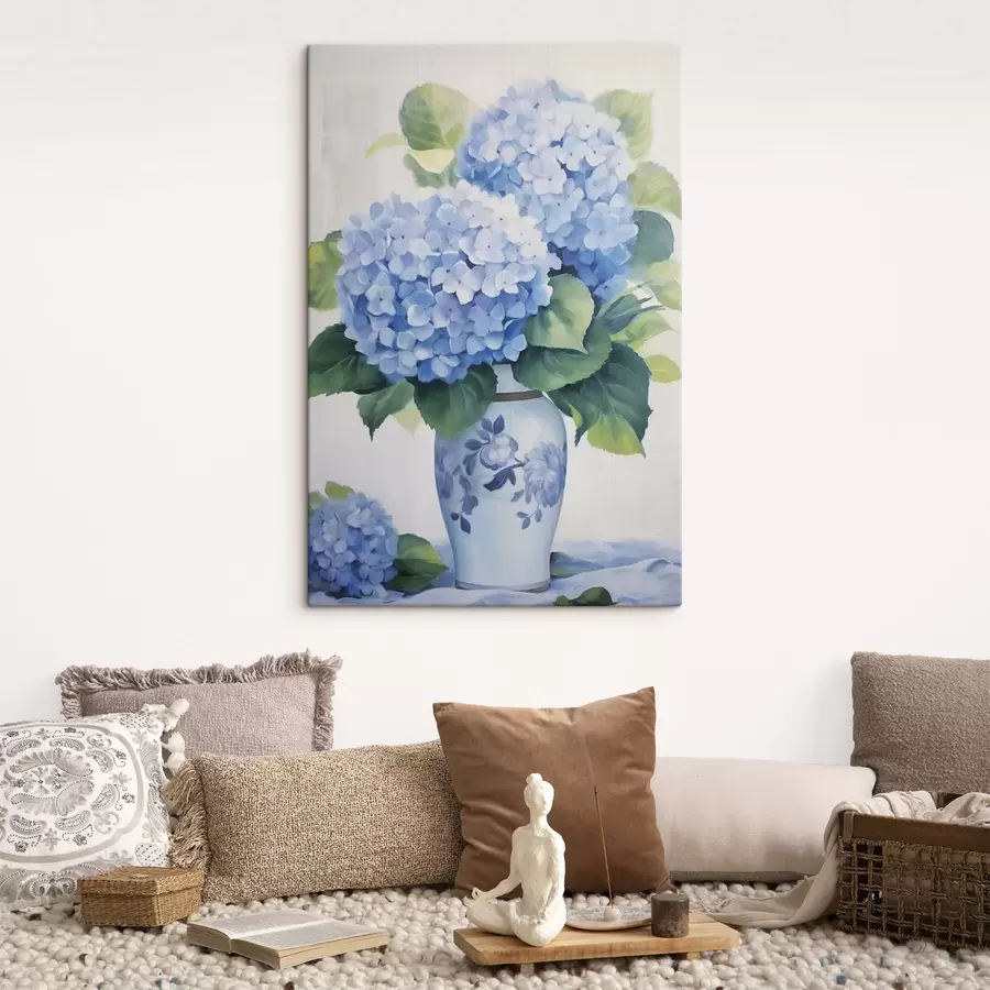  Peintures Hortensias dans un vase s47361