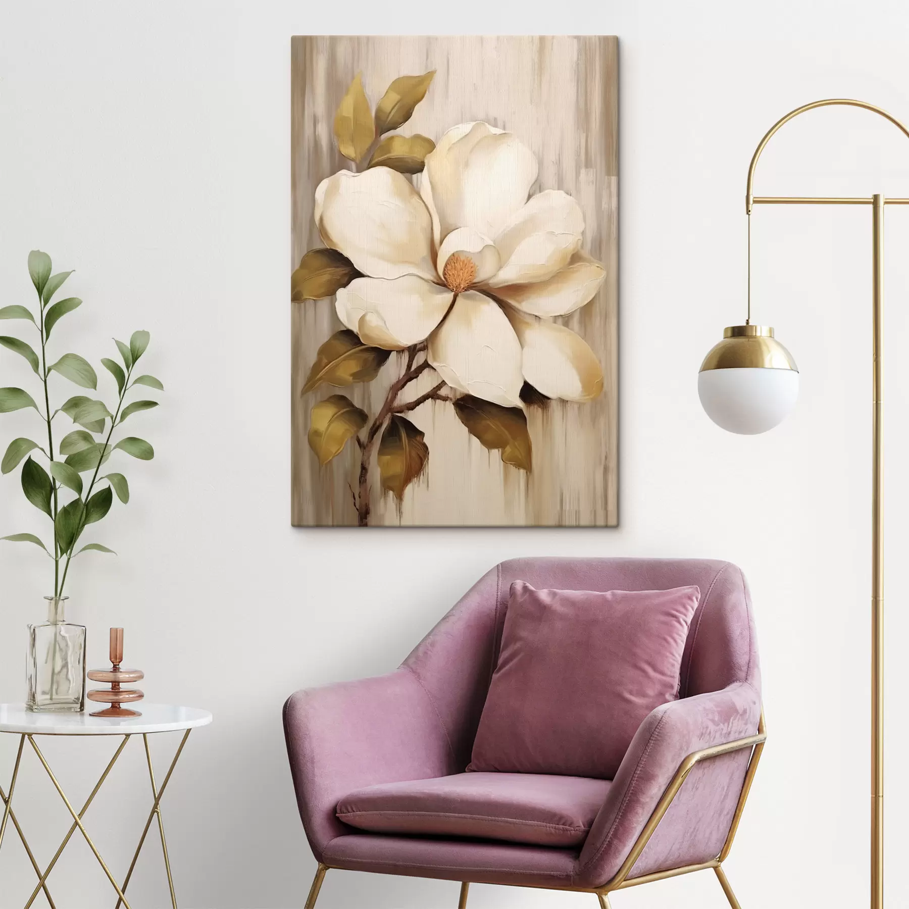  Peintures Fleur abstraite s47382