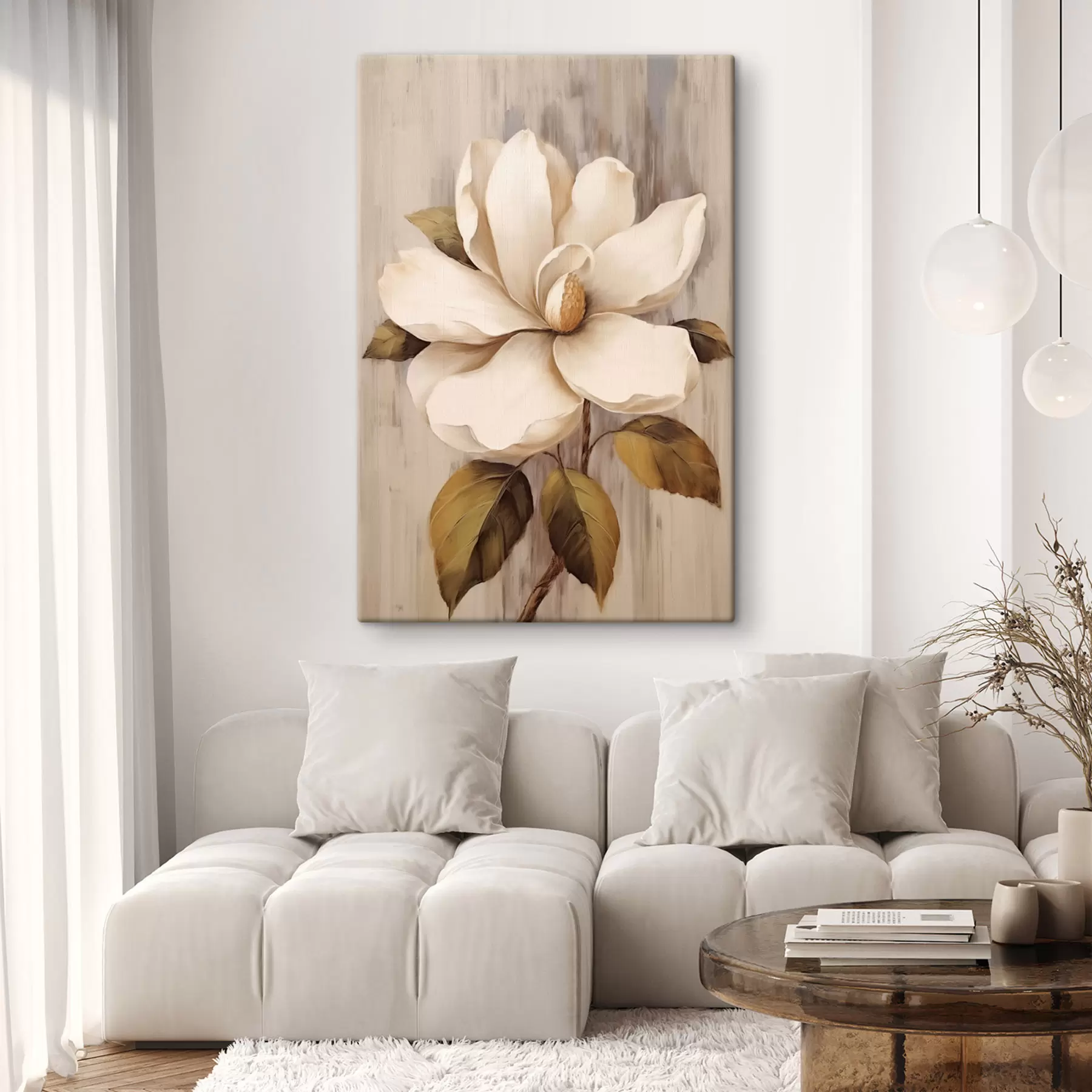  Schilderijen Abstracte bloem s47383