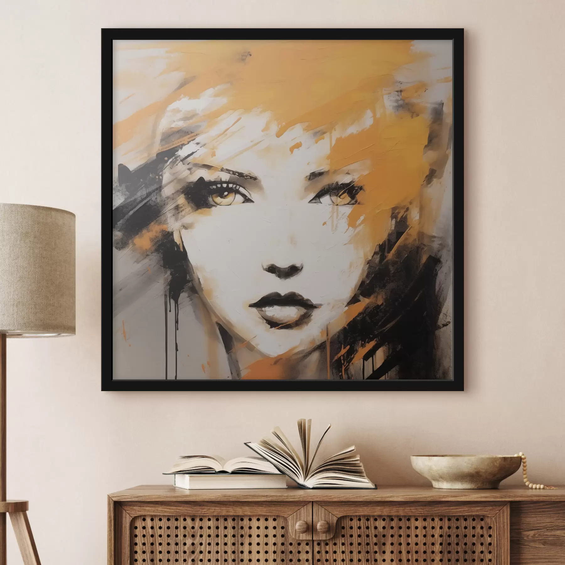 Papier peint photo Portrait abstrait f47351