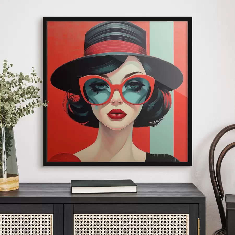 Papier peint photo Fille pop art f47384