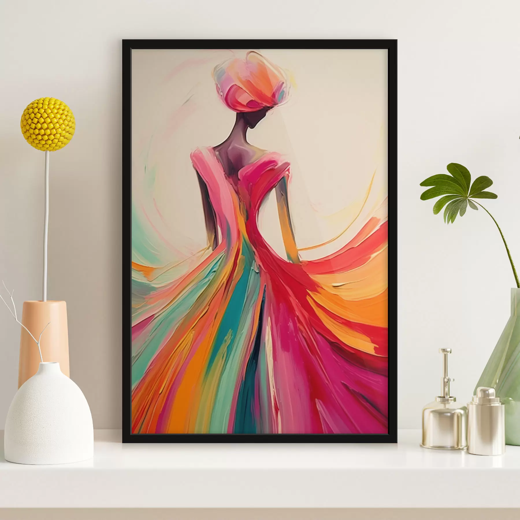 Papier peint photo Fille abstraite f47400