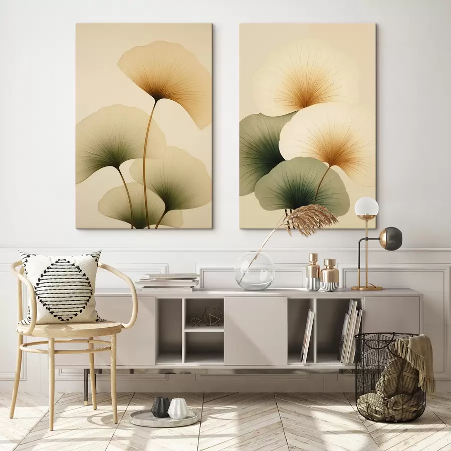  Peintures Feuilles de ginkgo m01213