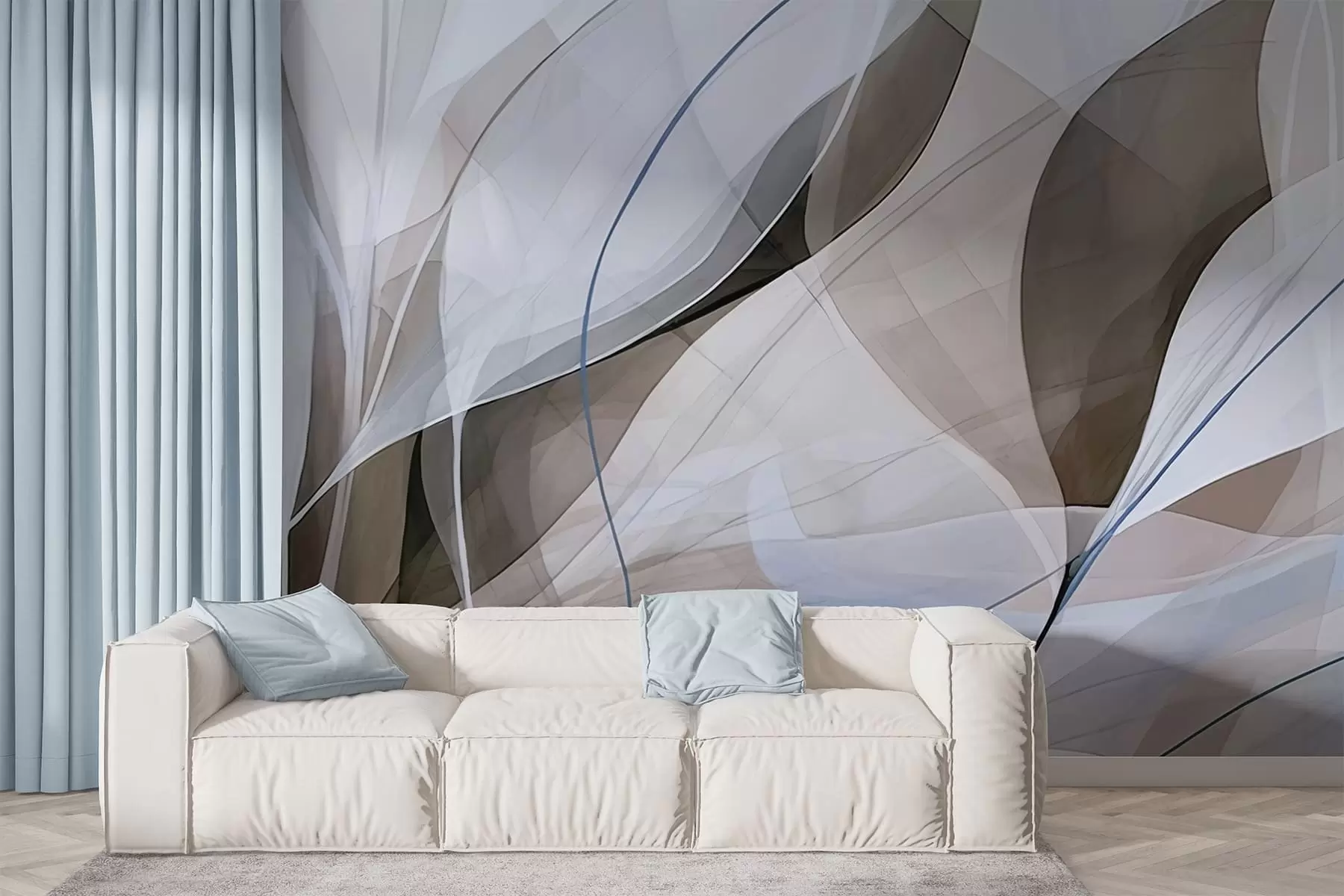 Fotobehang Scherpe bladeren w05084