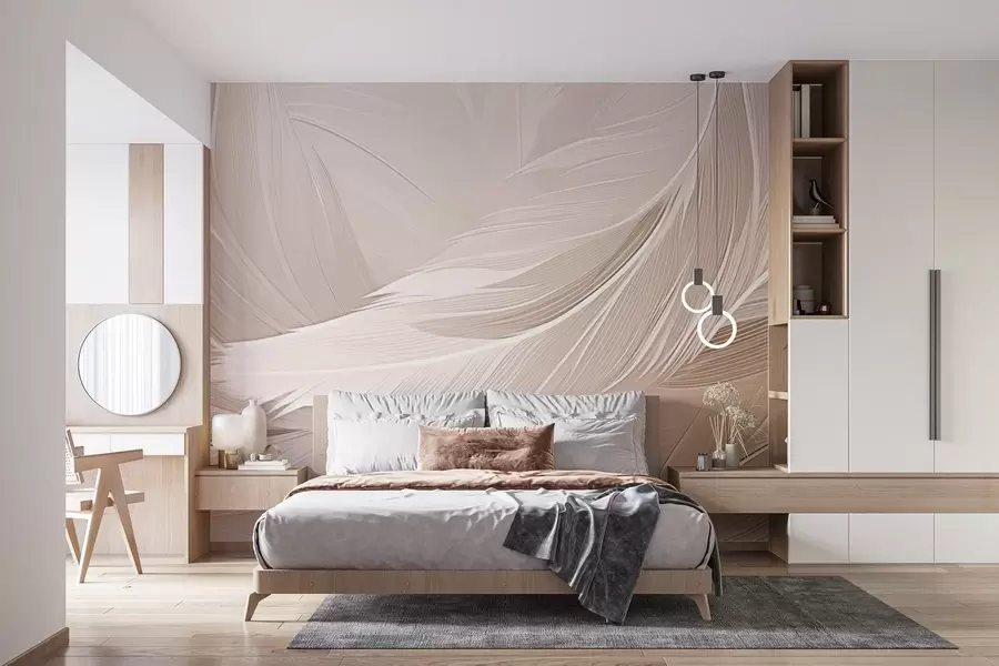 Papier peint photo Plumes w05104