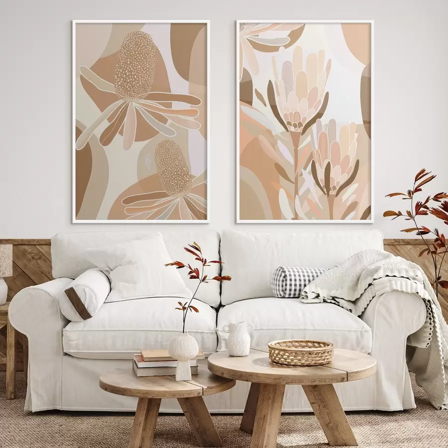 Papier peint photo Fleurs abstraites d01107