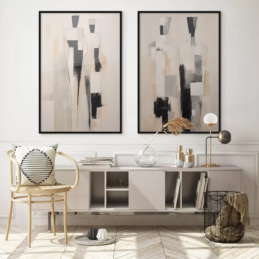 Papier peint photo Couple abstrait d01111