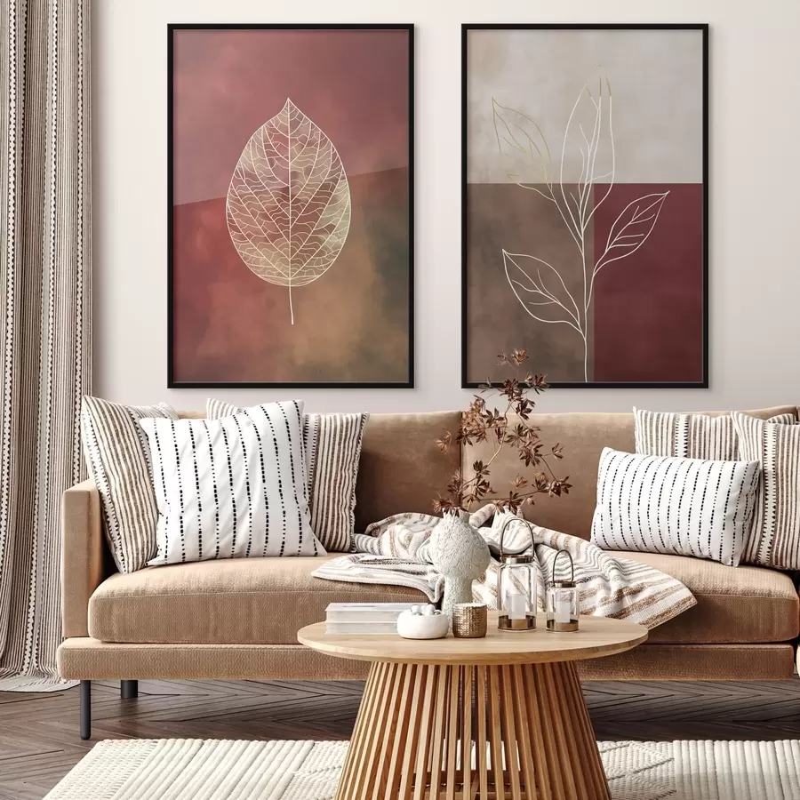 Papier peint photo Feuilles d01140