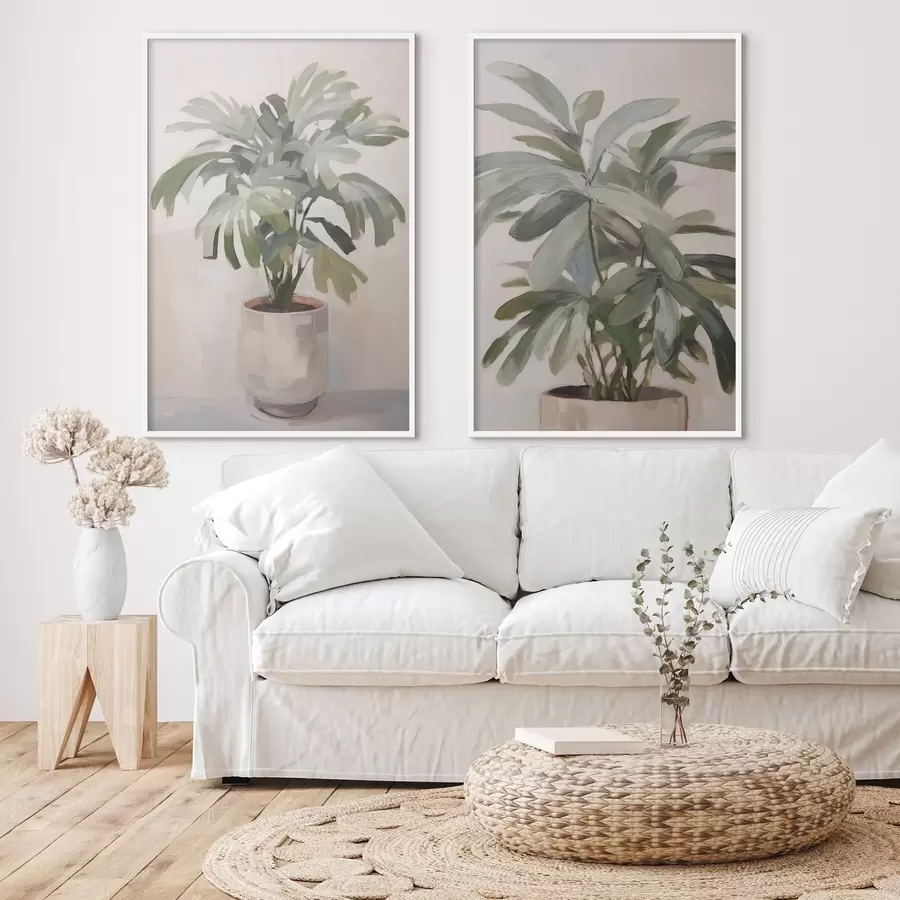 Papier peint photo Une plante dans un pot d01161