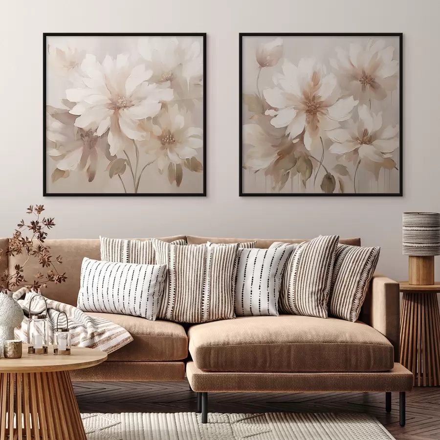 Papier peint photo Fleurs abstraites d01104