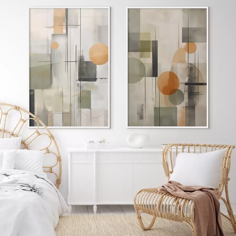 Papier peint photo Abstraction géométrique d01165