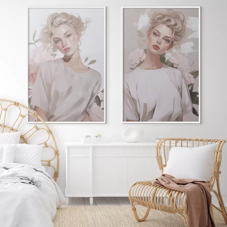 Papier peint photo Portrait d'une jeune fille d01187