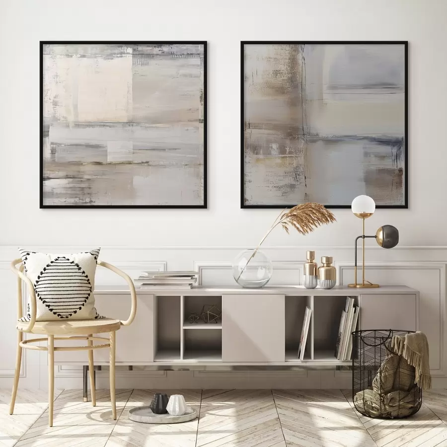 Papier peint photo abstraction contemporaine dans des tons sobres d01171