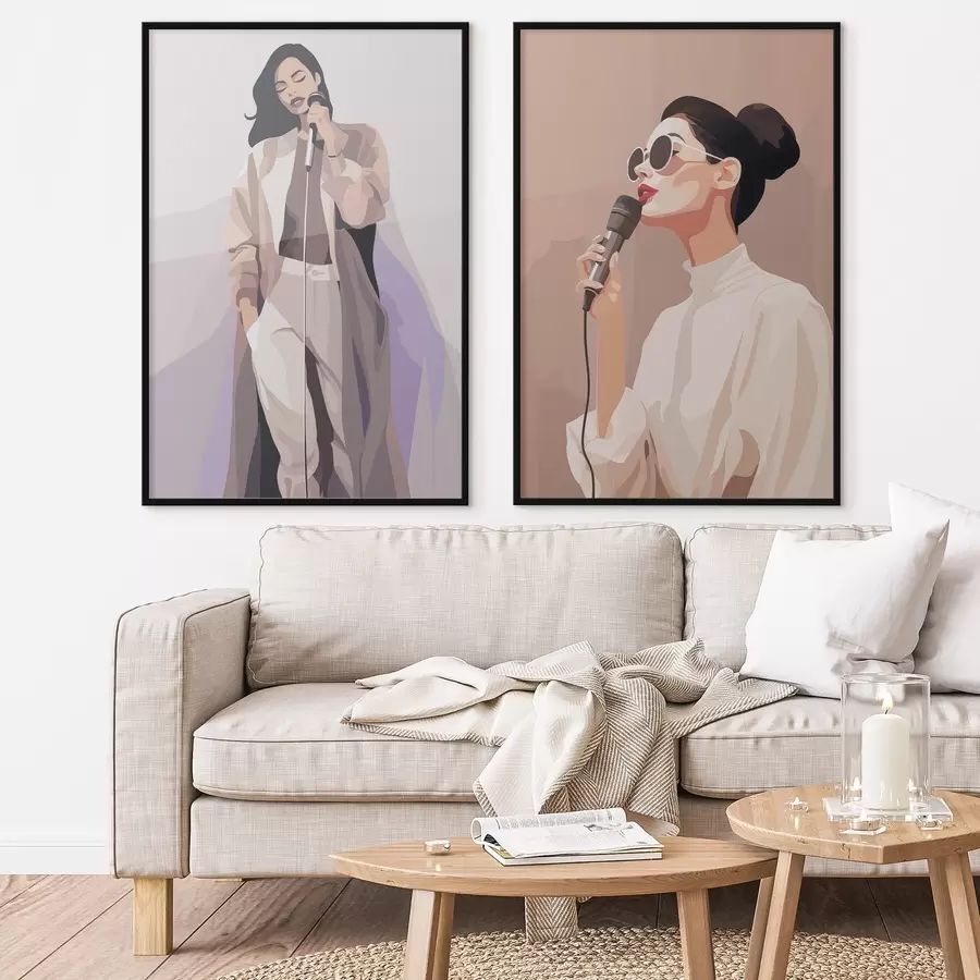 Papier peint photo Chanteur d01191