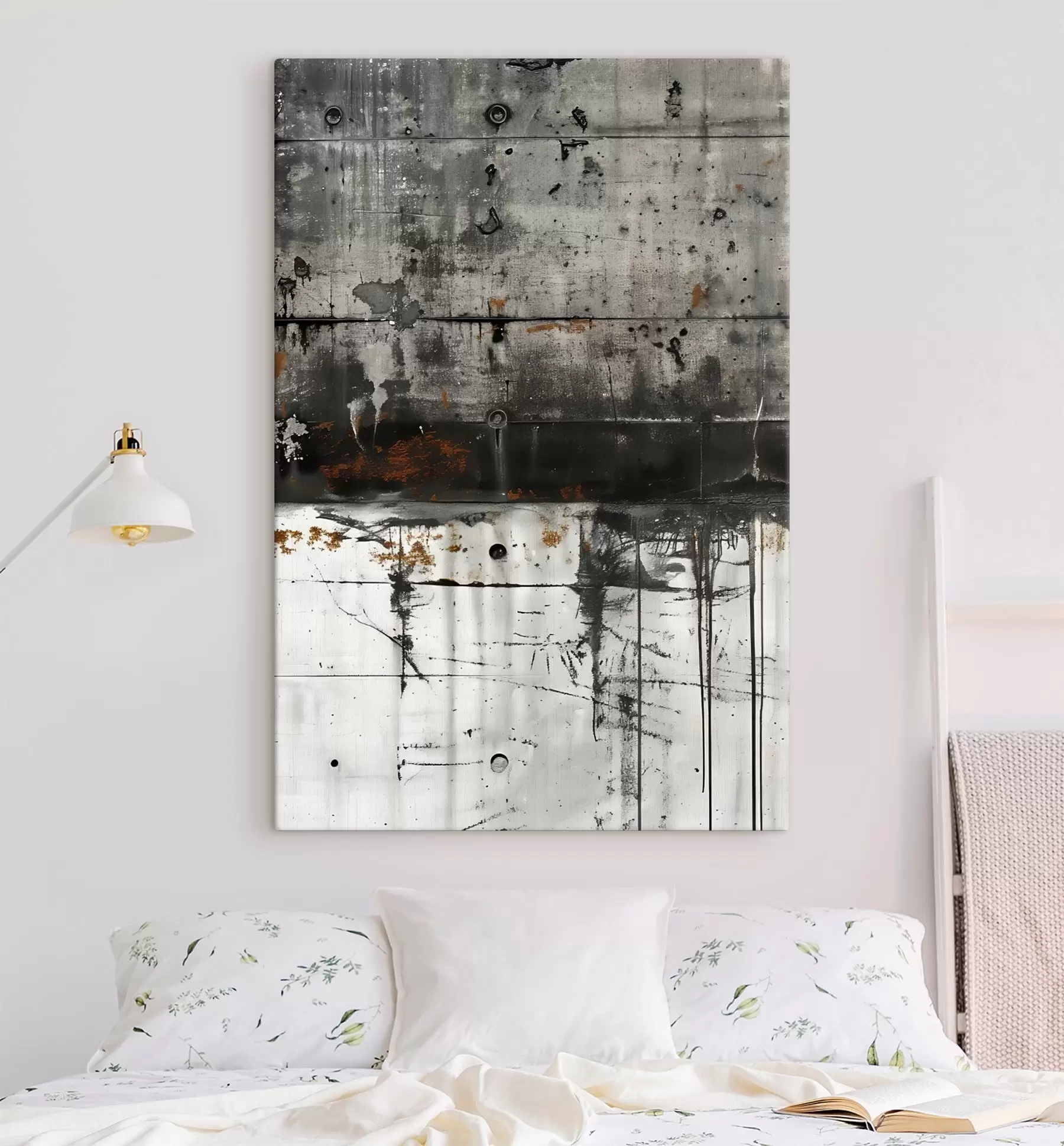  Peintures Éclaboussures de peinture sur un mur en béton, imitation aquarelle s47633