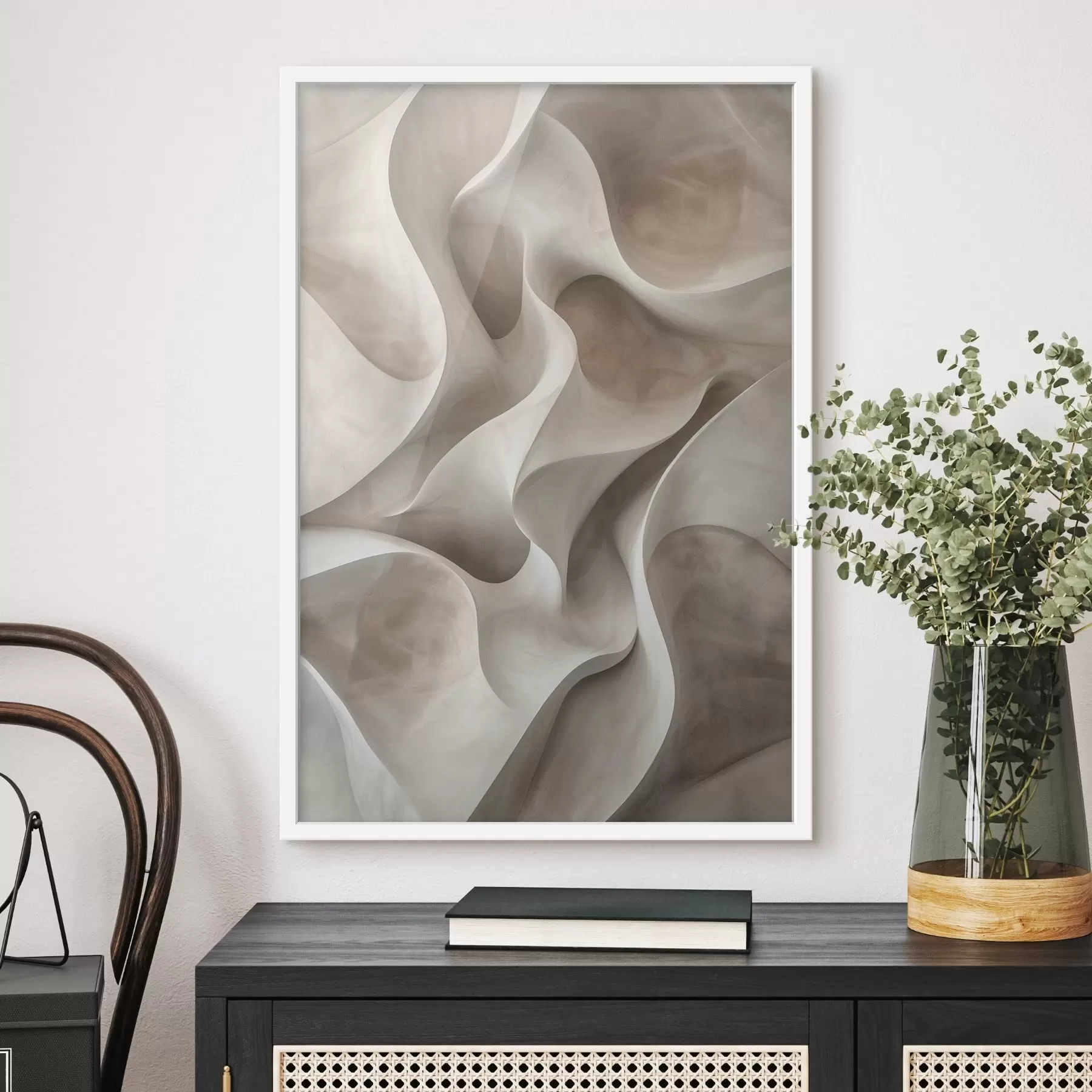 Papier peint photo Imitation des ondes volumétriques f47629