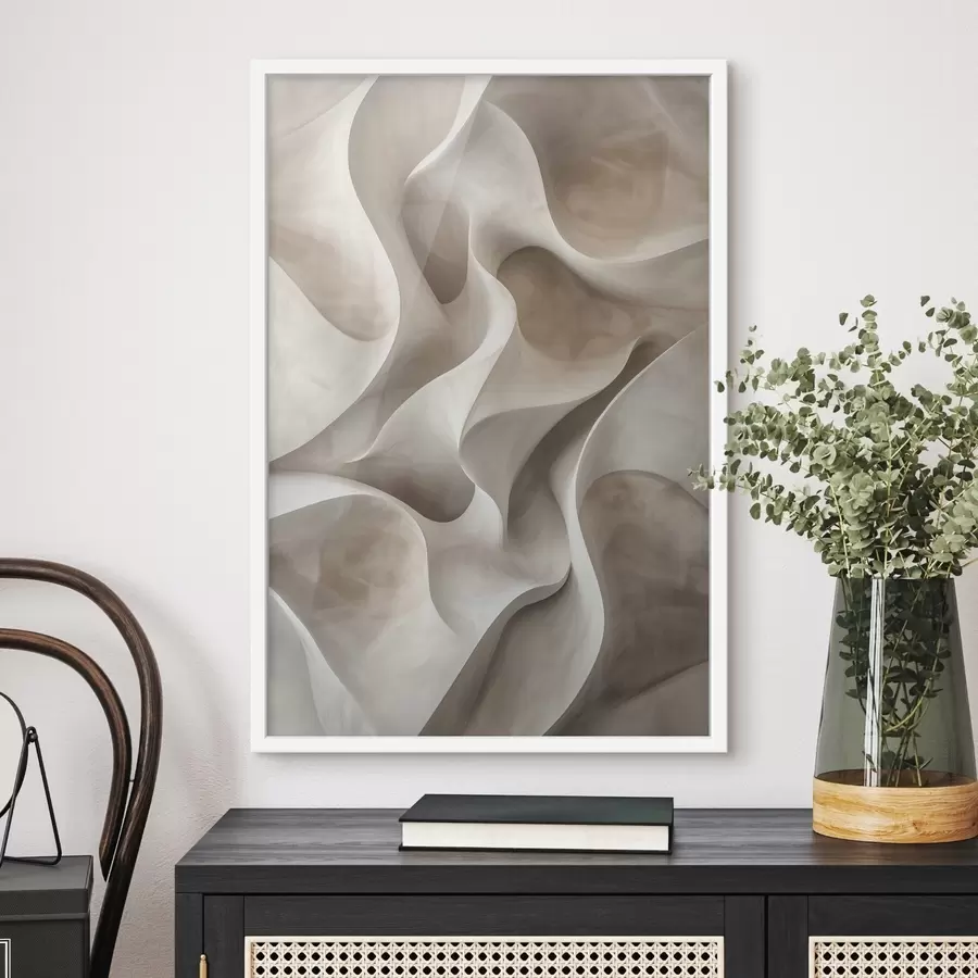 Papier peint photo Imitation des ondes volumétriques f47629