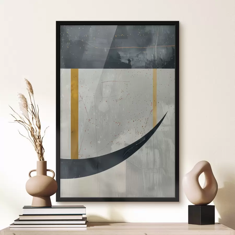 Papier peint photo Géométrie, formes sur fond concret f47635