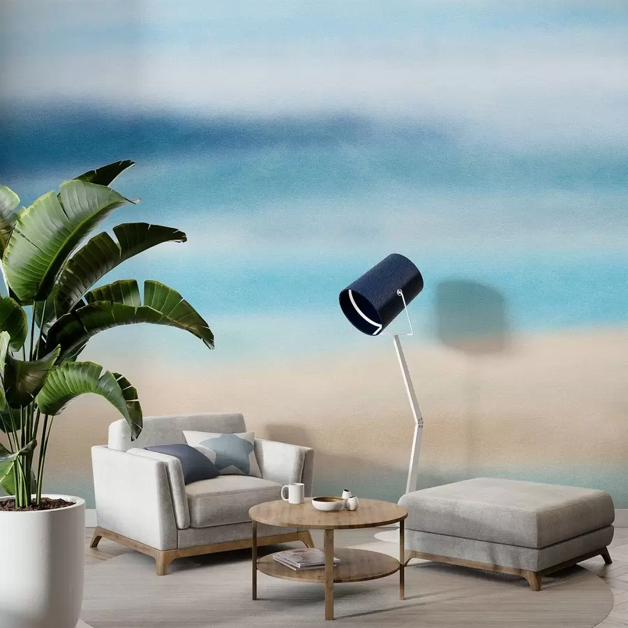 Papier peint photo peinture texturée dans le style aquarelle w05066