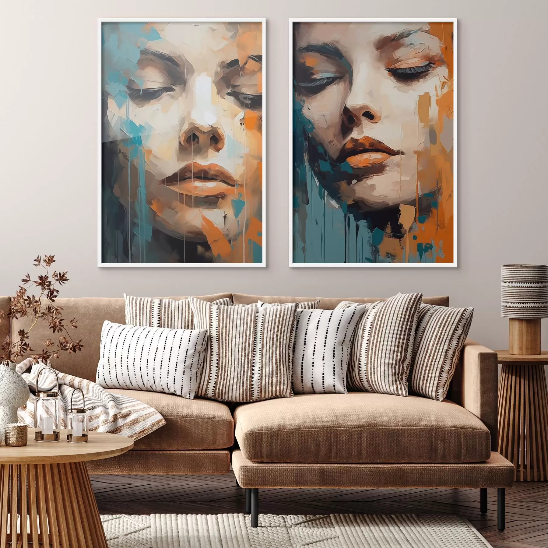 Papier peint photo Portraits abstraits d01196