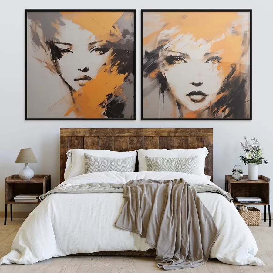 Papier peint photo Portraits abstraits d01197