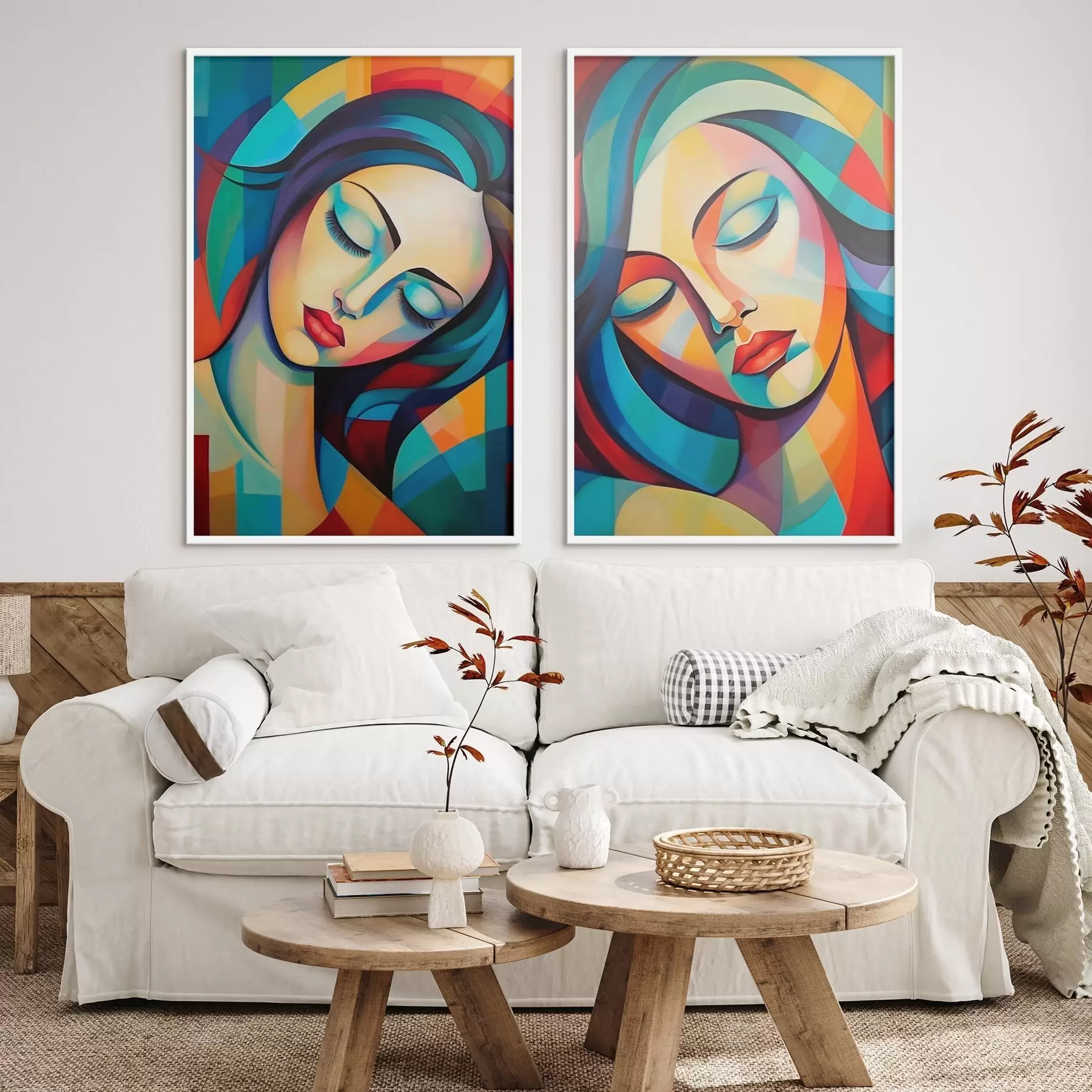 Papier peint photo Portraits abstraits d01203