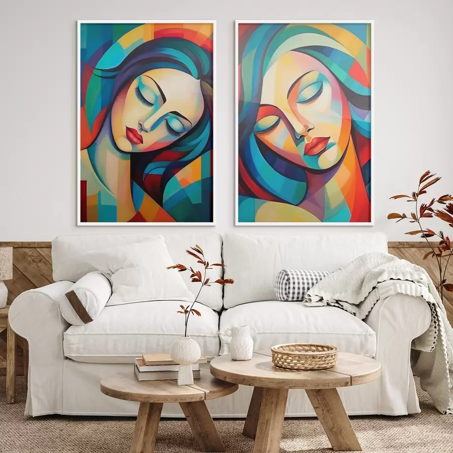 Papier peint photo Portraits abstraits d01203