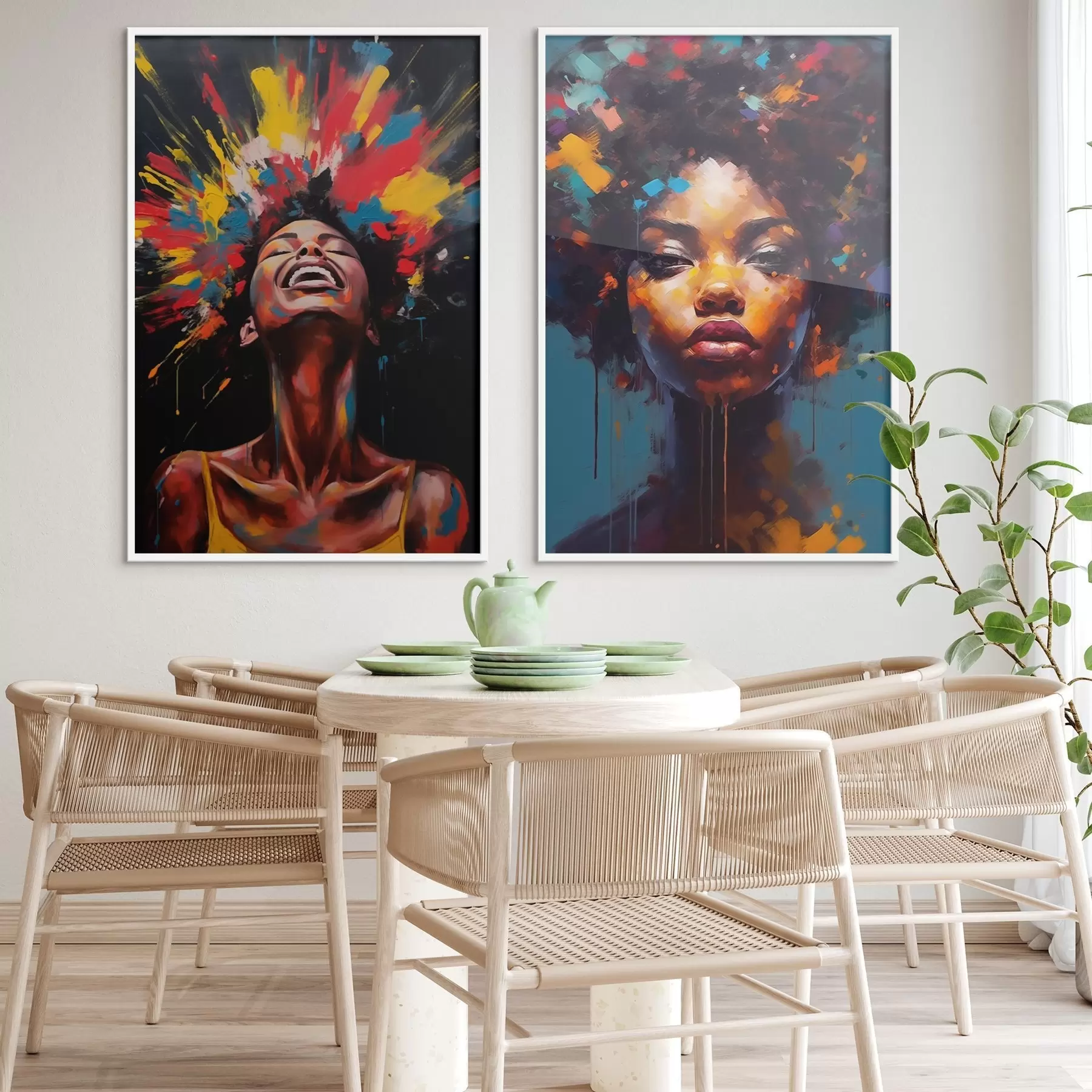 Papier peint photo Explosions de peinture d01206