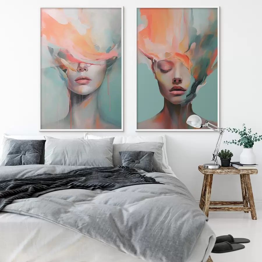 Papier peint photo Portraits abstraits d01211