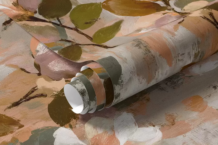 Papier peint photo Coups de pinceau floraux a00968