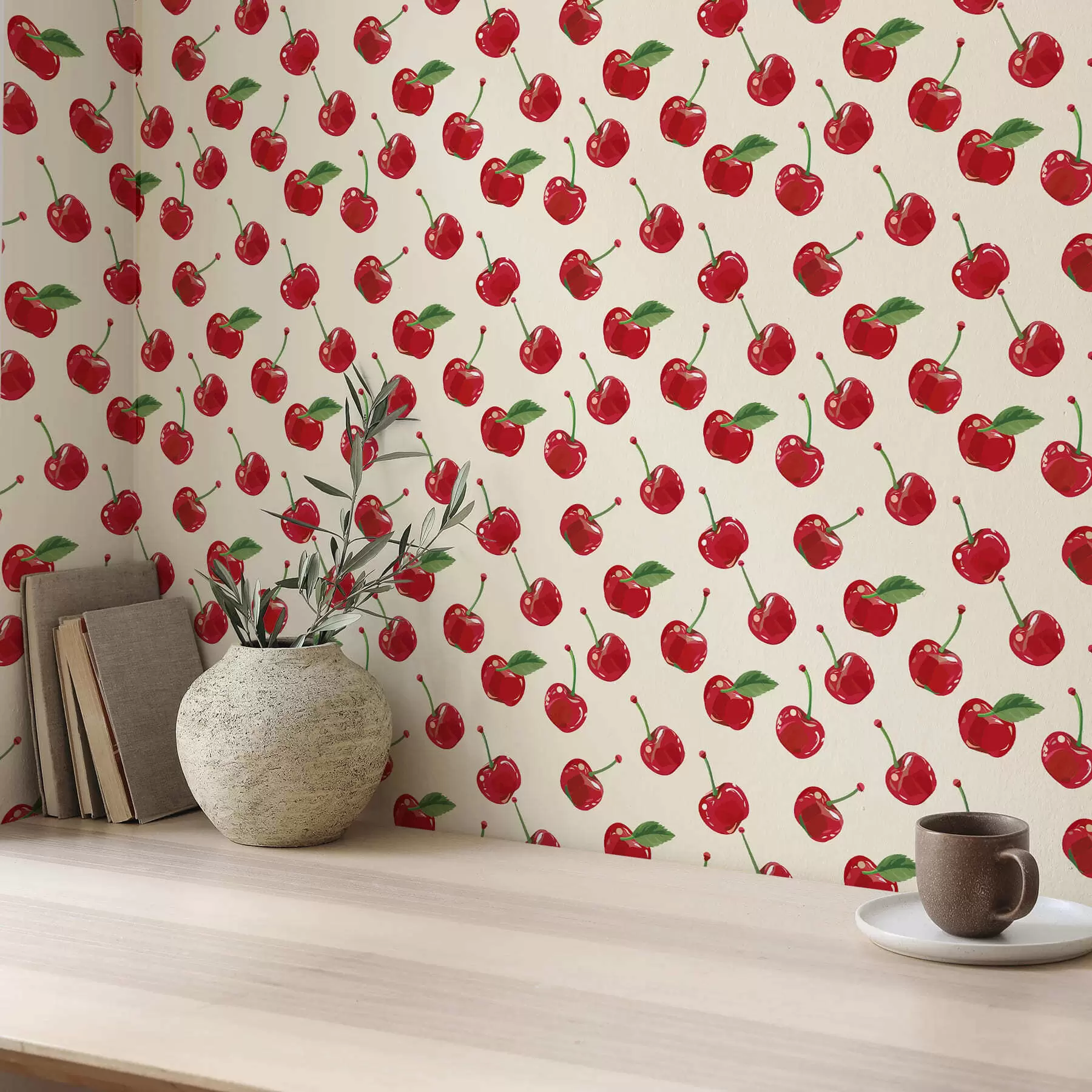 Fotobehang Sappige kersen a01146