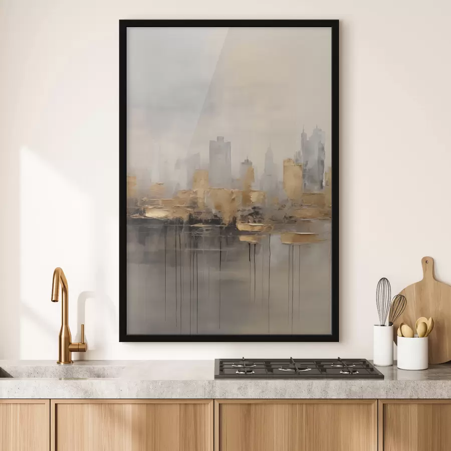 Papier peint photo Une ville aux nuances tranquilles f47672