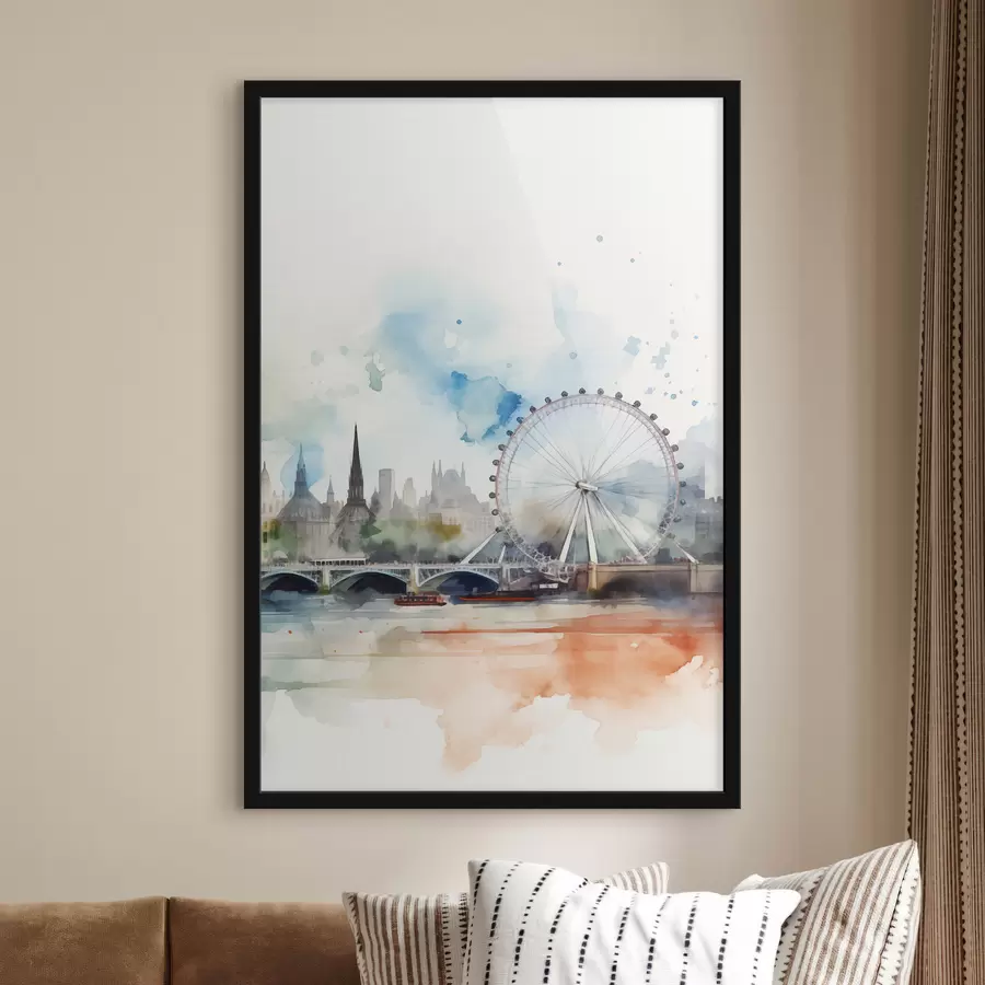 Papier peint photo Paysage londonien f47681