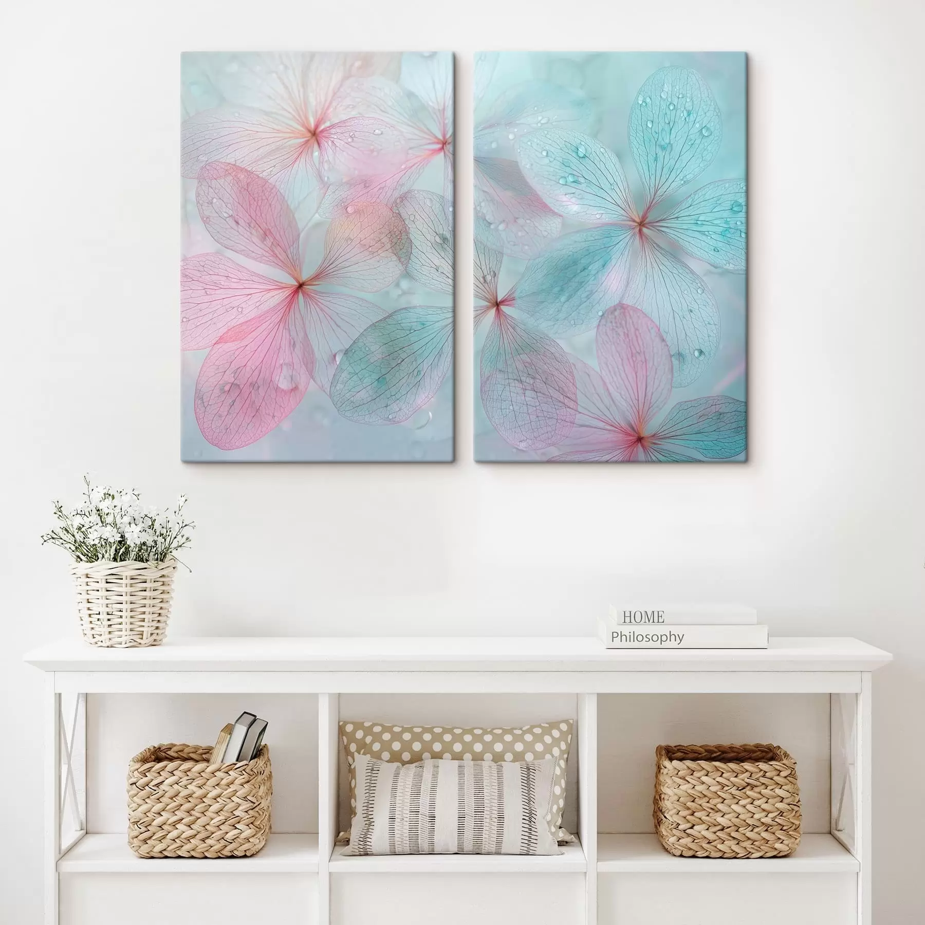  Peintures fleurs sous l'eau m01282