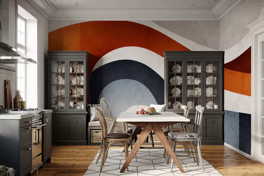 Papier peint photo Espace géométrique w05169