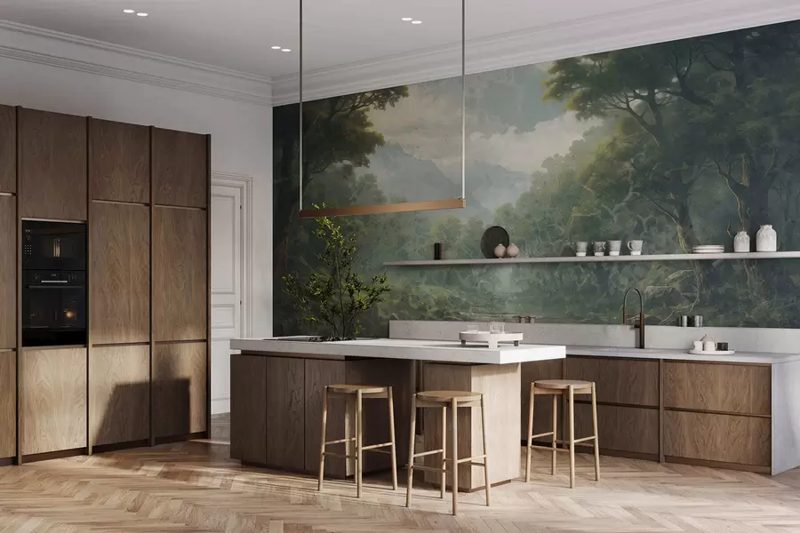 Papier peint photo Silence de la forêt w05171