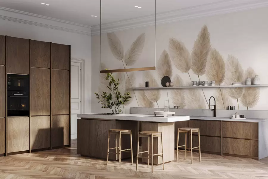 Papier peint photo Épillets de champ w05175