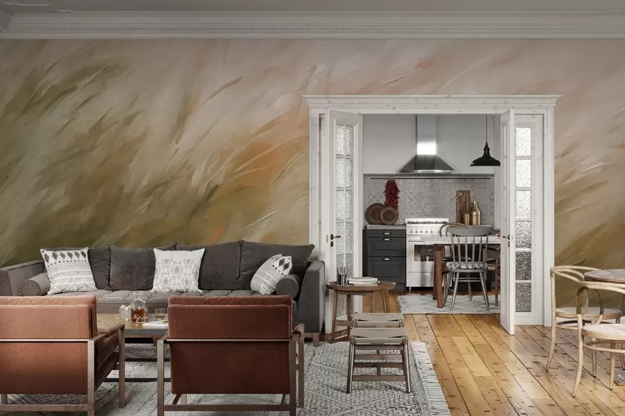 Papier peint photo Souffle d'herbe w05183v1