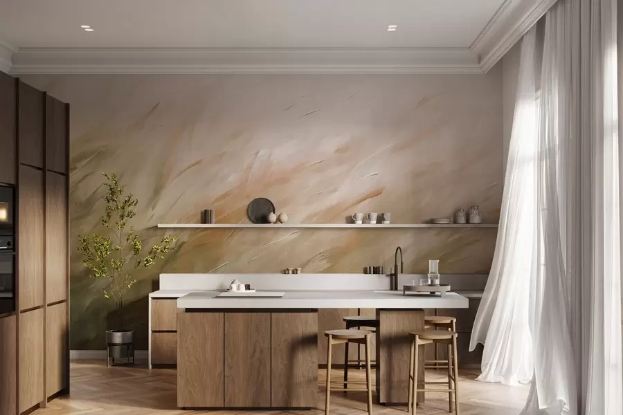 Papier peint photo Souffle d'herbe w05183v1