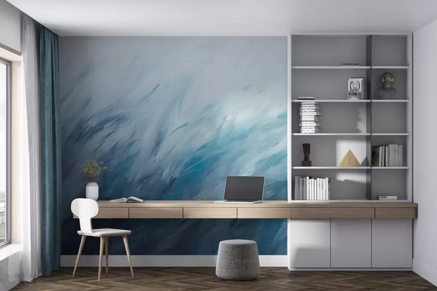 Fotobehang Adem van gras w05183v2