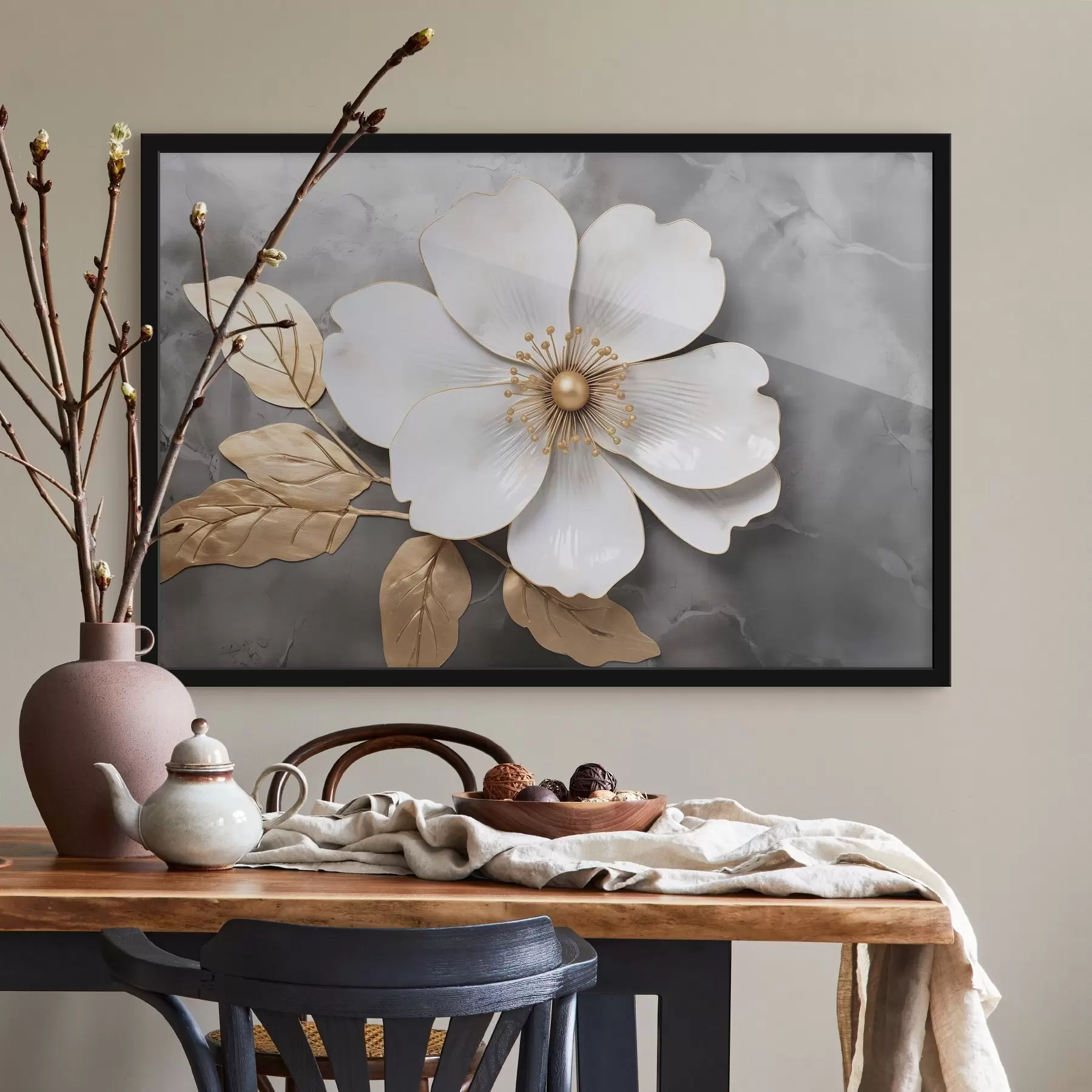 Papier peint photo Grande fleur f47699